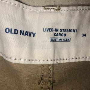 old navy lived in straight cargo pants